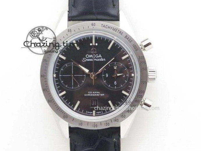 0206 ZipUp Speedmaster Misson To Neptune 1:1 Best Edition Blue Dial On Nylon Strap Quartz 7854